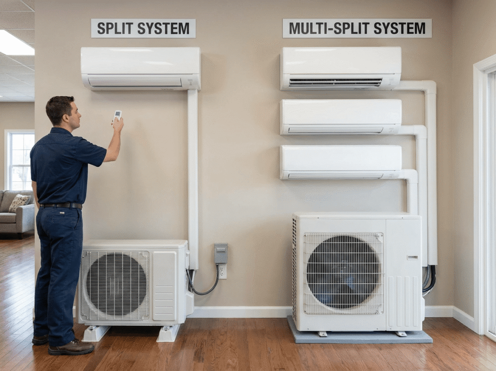 Split ir Muiltisplit sistemos