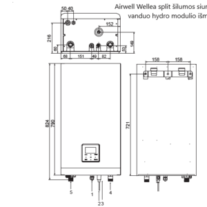 AIRWELL Wellea Split 6.20-6.55 kW šilumos siurblys oras-vanduo su hydro moduliu, AW-WHPSA0406-N91+AW-YHPSA06-H91 Karšti Vėjai AIRWELL Wellea Split 6.20-6.55 kW šilumos siurblys oras-vanduo su hydro moduliu, AW-WHPSA0406-N91+AW-YHPSA06-H91 AIRWELL Wellea Split 6.20 6.55 kW silumos siurblys oras vanduo su hydro moduliu AW WHPSA0406 N91AW YHPSA06 H91 16