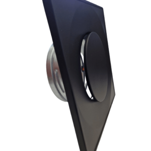 Kvadratinis vėdinimo difuzorius, universalus, BALTAS, JUODAS, 200 x 200 mm Kvadratinis vedinimo difuzorius universalus BALTAS JUODAS 6