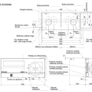 Mini rekuperatorius MITSUBISHI ELECTRIC VL-100EU5-E Karšti Vėjai Mini rekuperatorius MITSUBISHI ELECTRIC VL-100EU5-E Mini rekuperatorius MITSUBISHI ELECTRIC VL 100EU5 E 6