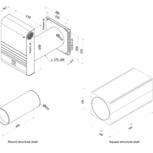 Mini rekuperatorius Zehnder ComfoAir 70 Karšti Vėjai Mini rekuperatorius Zehnder ComfoAir 70 Mini rekuperatorius Zehnder ComfoAir 70 16