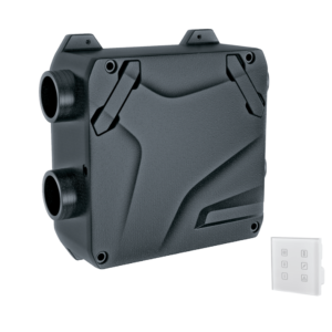 Plokštelinis ENTALPINIS rekuperatorius BLAUBERG Reneo-Fit D 100-E S14 su valdymo PULTU Plokstelinis ENTALPINIS rekuperatorius BLAUBERG Reneo Fit D 100 E S14 su valdymo PULTU