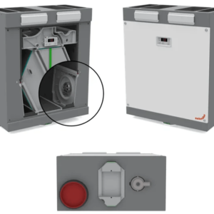 Plokštelinis ENTALPINIS rekuperatorius Zehnder ComfoAir 180 ERV su VALDYMO PULTU Plokstelinis ENTALPINIS rekuperatorius Zehnder ComfoAir 180 ERV su VALDYMO PULTU 10