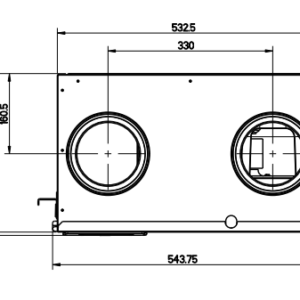 Plokštelinis ENTALPINIS rekuperatorius Zehnder ComfoAir 200 su VALDYMO PULTU Plokstelinis ENTALPINIS rekuperatorius Zehnder ComfoAir 200 su VALDYMO PULTU 12