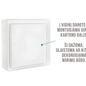 Priglaistomas vėdinimo difuzorius Priglaistomas vedinimo difuzorius 4 1