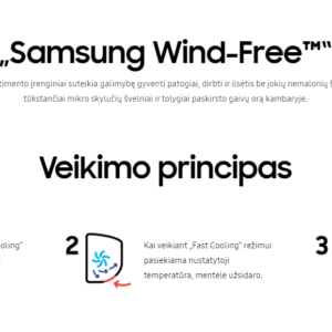 SAMSUNG SIENINIS BEVĖJIS ARISE Windfree 3.5/3.5 kW oro kondicionieriaus komplektas Karšti Vėjai SAMSUNG SIENINIS BEVĖJIS ARISE Windfree 3.5/3.5 kW oro kondicionieriaus komplektas SAMSUNG SIENINIS BEVEJIS ARISE Windfree 2.53.2 kW oro kondicionieriaus komplektas 4
