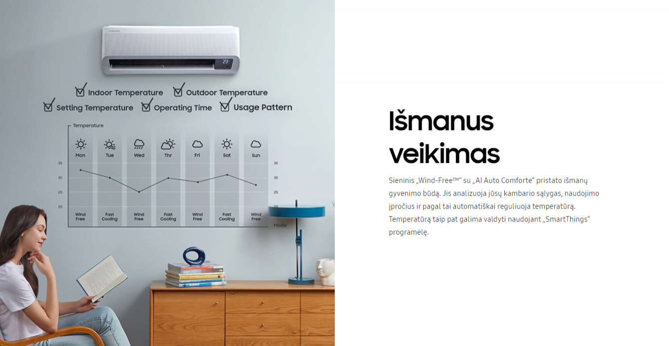 SAMSUNG-SIENINIS-BEVEJIS-ARISE-Windfree-2.53.2-kW-oro-kondicionieriaus-komplektas-8 SAMSUNG SIENINIS BEVĖJIS ARISE Windfree 3.5/3.5 kW oro kondicionieriaus komplektas SAMSUNG SIENINIS BEVEJIS ARISE Windfree 2.53.2 kW oro kondicionieriaus komplektas 8