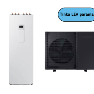 SAMSUNG oras-vanduo 14 kW Mono HT Quiet šilumos siurblys monoblokas su 260 l tūriniu šildytuvu