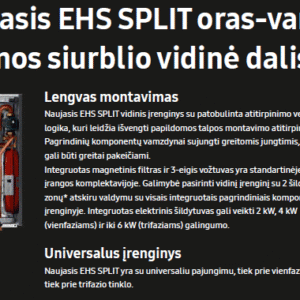 SAMSUNG oras–vanduo 16.0/13.5 kW šilumos siurblys be talpos, su hydro moduliu, WIFI, trifazis Karšti Vėjai SAMSUNG oras–vanduo 16.0/13.5 kW šilumos siurblys be talpos, su hydro moduliu, WIFI, trifazis SAMSUNG oras–vanduo 16.013.5 kW silumos siurblys be talpos su hydro moduliu WIFI trifazis 7